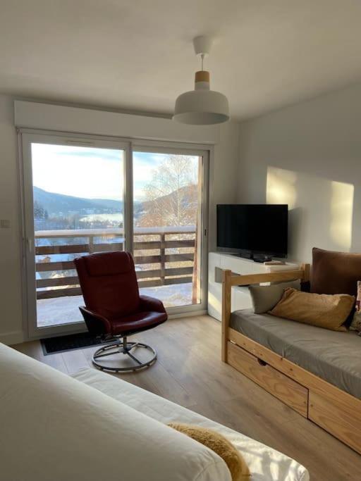 F3 Superbe Vue Lac, Grand Balcon, Ambiance Nature Gérardmer Εξωτερικό φωτογραφία